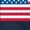 NAVY, variant on - USA Flag - Youth Short Sleeve Graphic T-shirt