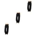 thumbnail image 1 of Pantalones de Poliéster Qarigey Plisados Cintura Alta Informales para Mujer Verano Negro, 1 of 6