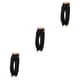 thumbnail image 3 of Pantalones de mujer Qarigey cintura alta banda elástica plisada Negro XXL, 3 of 6