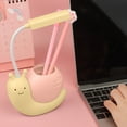 thumbnail image 5 of Usloyux Under $5 Desk Lamp Cartoon Snail Adjustable Foldable Reading Lamp,Assorted Colors Eye Caring Table Lamp Light with USB Charging Port,Built-in Battery for Student Study Work, 5 of 6