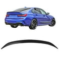 thumbnail image 3 of Ikon Motorsports Trunk Spoiler Compatible With 2019-2024 BMW G20 Sedan 4-Door & G80 M3 Unpainted Black ABS Plastic M Performance Style Rear Spoiler Wing, 3 of 9