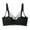 Black, variant on Women's Balconette Bra with Push Up Sexy Lace Demi Half Cup Bra Underwired Ultra Thin Low Cut Mesh Bras