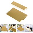 thumbnail image 1 of Estbridge 100Pcs Gold Cake Board Rectangular Paper for Displaying Cakes, 1 of 8