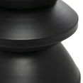 thumbnail image 5 of DecMode 14" x 18" Black Metal Art Deco Inspired Geometric Accent Table, 1-Piece, 5 of 8