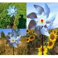 thumbnail image 3 of Espantapájaros decorativo para jardín, antipalomas, ahuyentador de pájaros, molino de viento reflectante para proteger el jardín, el huerto y el patio (paquete de 4) ER, 3 of 5