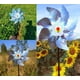 thumbnail image 3 of Espantapájaros decorativo para jardín, antipalomas, ahuyentador de pájaros, molino de viento reflectante para proteger el jardín, el huerto y el patio (paquete de 4) brillar Electrónica, 3 of 5