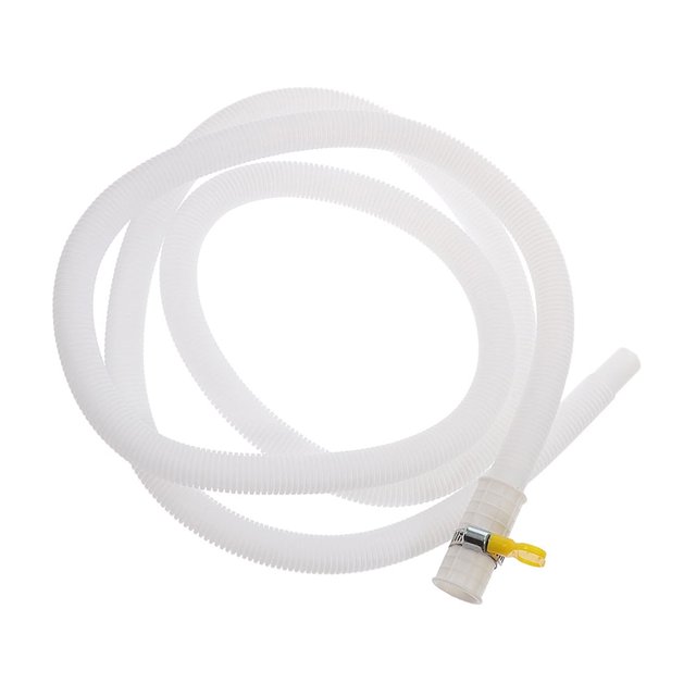 Manguera de reemplazo para tubería de drenaje de aire acondicionado, manguera de drenaje de agua, tubería flexible con abrazadera.
