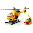 thumbnail image 2 of Set de accesorios para vías de tren de madera con helicóptero de rescate, 2 of 7