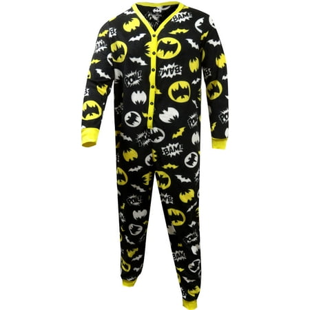 batman ladies union suit onesie pajama with butt flap