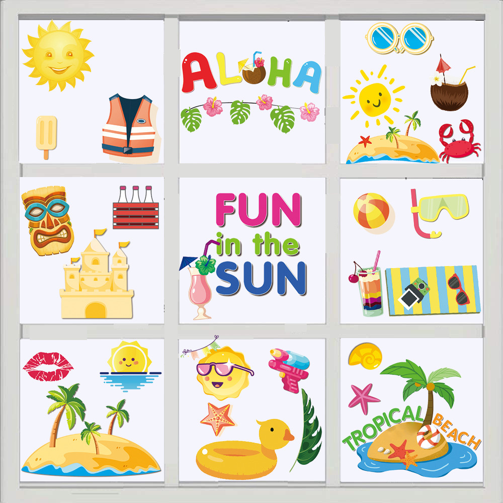 Agiferg Summer Beach Stickers For Hydroflasks Cute Stickers For Kids ...