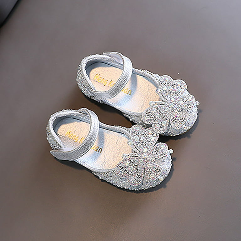 Silver baby best sale shoes size 3