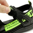 thumbnail image 4 of Boys Sport Sandals Open Toe Summer Athletic Water Sandals Adjustable Hook & Loop Straps Lightweight Breathable Non-slip Sandals Outdoor Walking Footwear for Kids Green 30, 4 of 7
