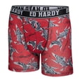 thumbnail image 3 of Ed Hardy 4-Pack Boys Boxer Briefs Multipack Performance Underwear, Breathable Stretch Fabric, Tattoo Skull Graphic Designs, 3 of 6