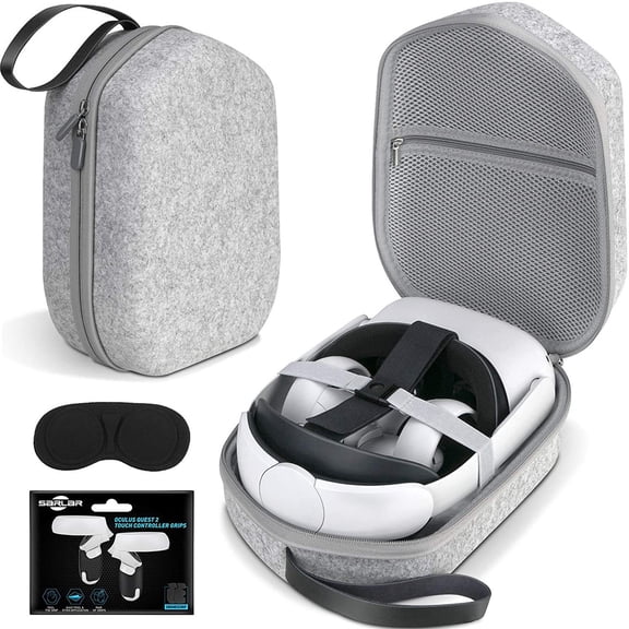 GJX Spacious VR Headset, Moisture-Proof VR Glasses, Cushioned Inner Lining VR Accessories