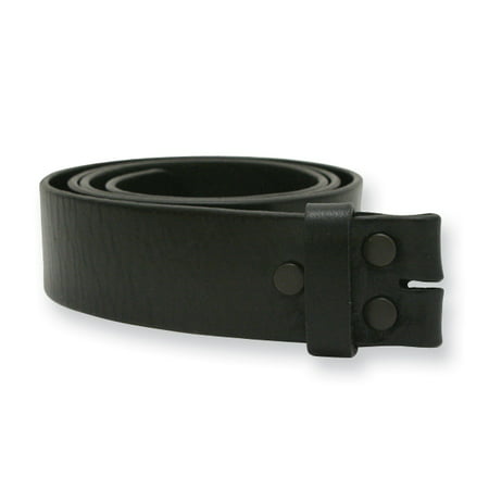 Black Leather 1.5 X 32in Belt Strap Man Gift For Dad Mens For