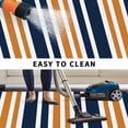 thumbnail image 5 of Orange Navy Blue Striped Outdoor Rug for Patio/Deck/Porch, Non-Slip Large Area Rug 4 x 6 Ft, Modern Minimalist Ombre Lines Indoor Outdoor Rugs Washable Area Rugs, Reversible Camping Rug Carpet Runner, 5 of 8