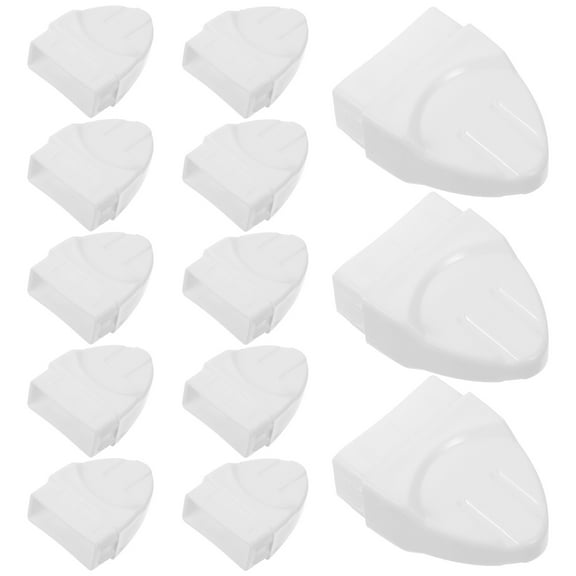 Fence Post Covers Plastic Caps Baluster Replacement Accessory Versatilen Bar Rail Column White 20 Pcs