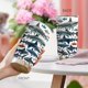 thumbnail image 5 of Taza de café Tumbler Oasisdream de 600 ml con estampado de tiburones, 5 of 6