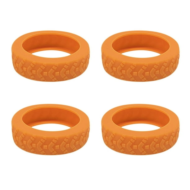 Xihbxyly Fundas para Ruedas de Equipaje, Diseño Silencioso y Colorido, Protección Contra Rayones, Reducción de Ruido, Duraderas y de Fácil Instalación, Multiusos para Muebles, Juego de 4, Tamaño de 5