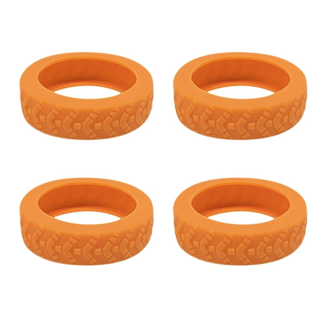 Xihbxyly Fundas para Ruedas de Equipaje, Diseño Silencioso y Colorido, Protección Contra Rayones, Reducción de Ruido, Duraderas y de Fácil Instalación, Multiusos para Muebles, Juego de 4, Tamaño de 5