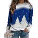 thumbnail image 4 of Pntutb, camiseta de manga larga suelta con cuello redondo y estampado informal a la moda de verano para mujer, blusa, Jersey Pntutb Pntutb-1664, 4 of 8