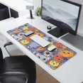 thumbnail image 2 of Long Mouse Pads for Desk,Halloween Cute Icons Collage Pattern Desk Mats on Top Of Desks, Desk Mouse Pad Extra Large with 3mm Non-Slip Base and Stitched Edge for Gaming,Office,Work,Home 31.5"x11.8", 2 of 6