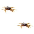 thumbnail image 3 of Inteprter Simulación de cangrejos, herramienta de cebo de silicona, señuelo de pesca Artificial, señuelos falsos, aparejos de cabeza al aire 10cm 30g/Gris 2Conjunto, 3 of 6