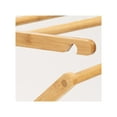 thumbnail image 4 of mDesign Bamboo Clothes Drying Rack, Foldable Wooden Laundry Drying Rack, Natural, 4 of 8