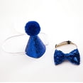 thumbnail image 3 of Pet Hat Bow Tie Accesorios Fiesta de Cumpleaños Set Glitter Hat Bow Tie Festival Decoración Suministros, 3 of 3