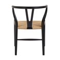 thumbnail image 4 of Heavenly Collection| Wishbone Wood Dining Chair Set of 2 for Kitchen or Dining Room, 4 of 9