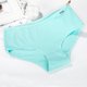 thumbnail image 1 of Bragas de algodón para mujer, ropa interior para mujer, color sólido, bragas para niña, ropa interior de algodón de cintura baja, estudiantes femeninas, 1 of 6