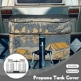 thumbnail image 3 of Yuyamidu Camping River Propane Tank Cover for RV Trailer Double 20lb Propane Tank Cover Table with Zipper Easy to Install Replacement Cover RV Accessories for Trailer Travel, 3 of 8