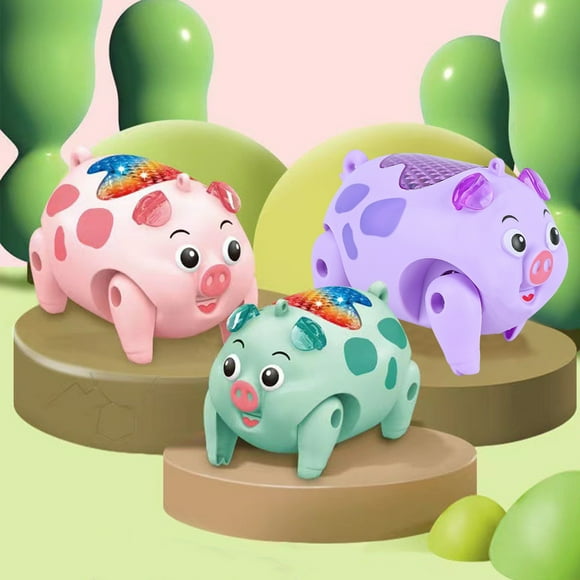 Savings Oefntac Boys Toys Leash, Cute And Funny Multi-colored Little Cute Pig Will Walk, Sing, Music Toy Promotes Interactive Play Toy for Birthday Gifts