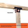 thumbnail image 2 of 2 Pack Heavy Duty Pergola Corner Brackets Extension 3-way T Brackets For 4 X 4 Post Bracket Pergola Gazebo Kit Banmo, 2 of 5