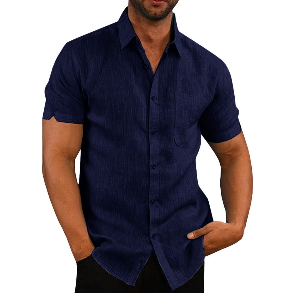 men's summer button down shirts