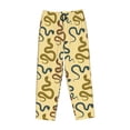 thumbnail image 4 of Naloa Various Snake Print Women’s Ultra-Soft Comfy Pajama Lounge Pants with Pockets & Drawstring, 4 of 8
