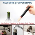 thumbnail image 4 of Air Pump Wine Bottle Opener Safe Portable Stainless Steel Pin Cork Remover Air Pressure Corkscrew Kitchen Tools Bar Accessories, 4 of 11