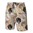 thumbnail image 4 of Balery Groovy Disco Traje de Baño Estilo Hawaiano para Hombre, Shorts de Secado Rápido con Bolsillos-XX-Large, 4 of 6