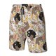 thumbnail image 4 of Balery Groovy Disco Traje de Baño Estilo Hawaiano para Hombre, Shorts de Secado Rápido con Bolsillos-3X-Large, 4 of 6
