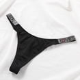 thumbnail image 1 of Letra LOVE Secret Bragas con diamantes de imitación Mujeres G String Ropa interior de tiro bajo Sexy Seamless Fitness Gym Lencería Tangas Diseño de marca Tan Jianjun unisex, 1 of 2