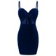 thumbnail image 1 of Falda corta con tirantes en la cadera, falda corta con escote en V y pecho abierto para mujer, vestido sexy Adepaton BST3007312-4, 1 of 5