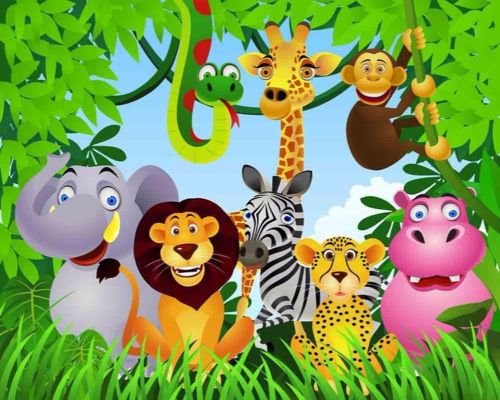 Jungle Safari Animals Cake Topper Edible Frosting Image 1 4 Sheet Walmart Com Walmart Com jungle safari animals cake topper edible frosting image 1 4 sheet walmart com