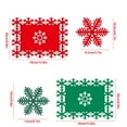 thumbnail image 3 of Manteles Individuales Navideños onlyliua Antideslizantes Estilo Occidental, 3 of 6