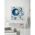 thumbnail image 4 of "Blurry Circles" Painting Print on Wrapped Canvas, 4 of 7