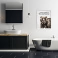 thumbnail image 2 of Stupell Industries Bear Naked Tomorrow Funny Laundry Quotes and Sayings Painting White Framed Art Print Wall Art, 24 x 30, 2 of 8