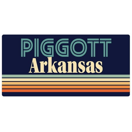 

Piggott Arkansas 5 x 2.5-Inch Fridge Magnet Retro Design
