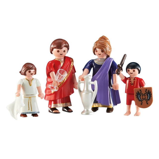 Playmobil Serie Añadida Familia Romana con 4 Figuras y Accesorios