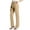 Khaki, variant on Sakmal Work Womens Pants Khakis Straight Leg Trousers High Waisted Solid Black Pants with Pockets