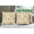 thumbnail image 6 of Ambesonne Abstract Throw Pillow Cover 4 Pack, Hiding in Desert Camo, 16", Pale Orange Army Green, 6 of 7