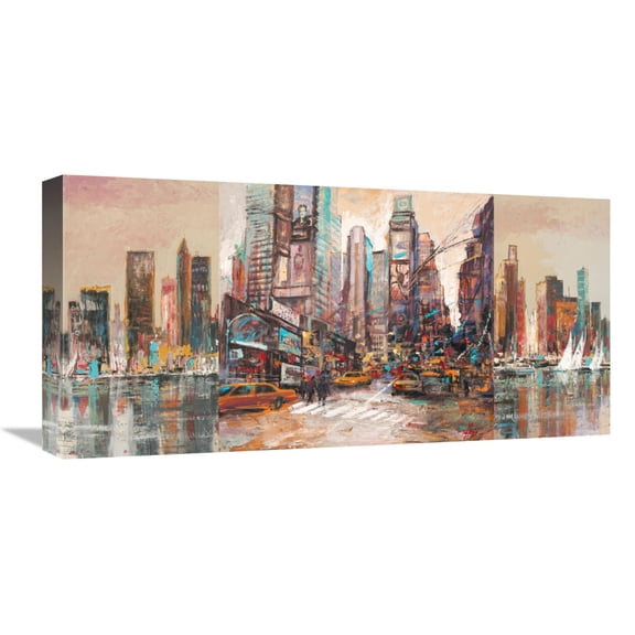 Global Gallery's 'NYC-2' by Luigi Florio Stretched Canvas Wall Art